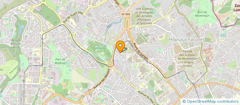 localisation de l'entreprise C.M AUTO à MONTPELLIER
