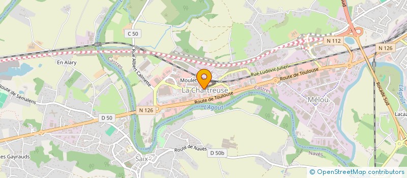 localisation de l'entreprise C.M.B DESTOCK'S CASTRES  CASTRES