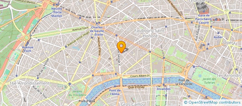 localisation de l'entreprise C.M.B.E.  PARIS