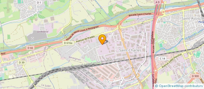 localisation de l'entreprise C.M.B INVESTISSEMENT à PERPIGNAN