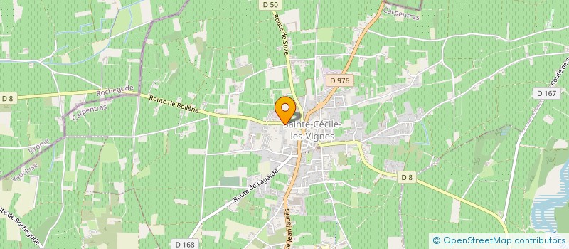 localisation de l'entreprise C.M.B. MONTAGNE  ORANGE