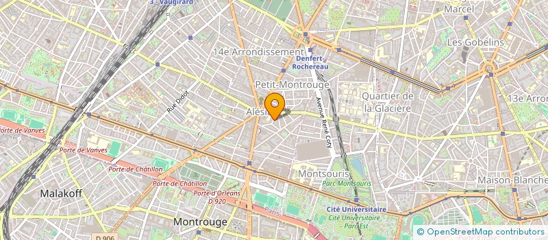 localisation de l'entreprise C.M.B PRODUCTIONS  PARIS