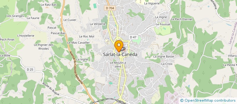 localisation de l'entreprise C M B S à SARLAT-LA-CANEDA