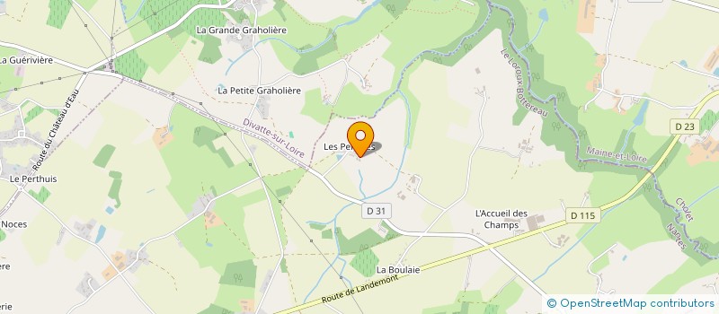 localisation de l'entreprise C.M. BAT à LE LOROUX-BOTTEREAU