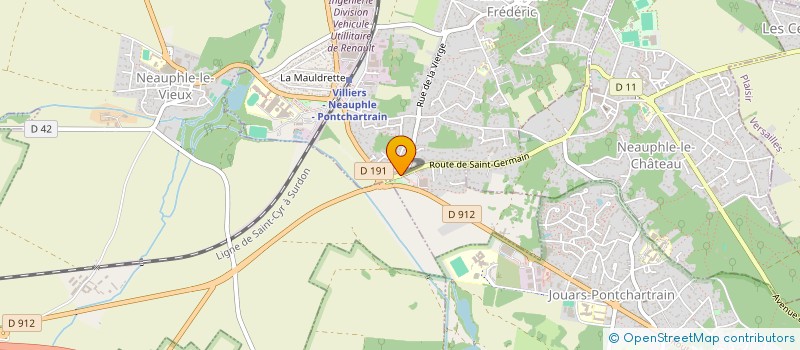 localisation de l'entreprise C&M BATIMENT à VILLIERS-SAINT-FREDERIC