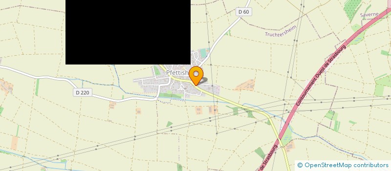 localisation de l'entreprise C.M.C.  PFULGRIESHEIM