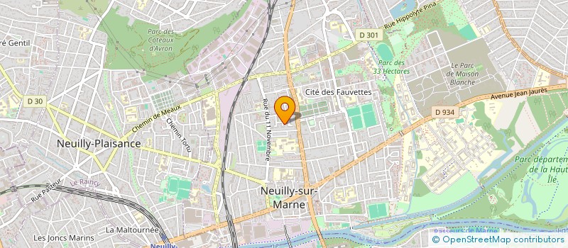 localisation de l'entreprise C M C à NEUILLY-SUR-MARNE