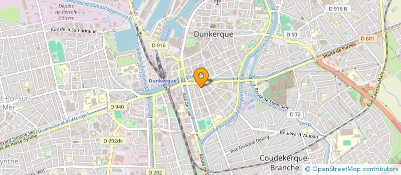 localisation de l'entreprise C.M.C à DUNKERQUE