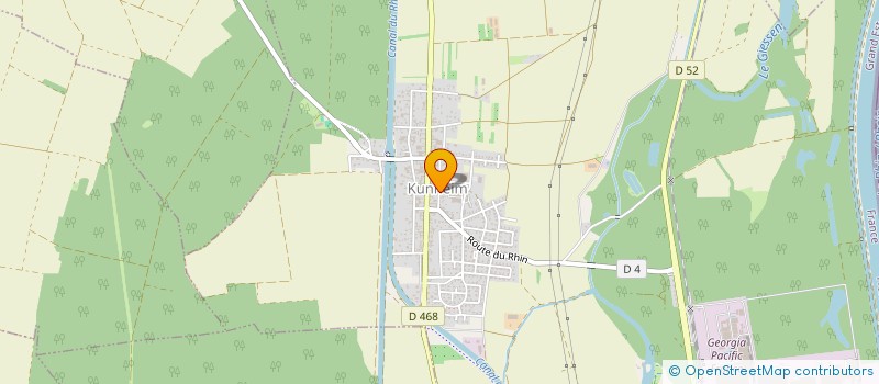 localisation de l'entreprise C.M.C.A.  KUNHEIM