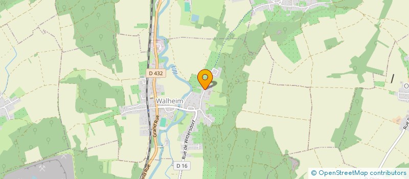 localisation de l'entreprise C.M.C. CONSEIL-MARKETING-COMMUNICATION  OBERMORSCHWILLER