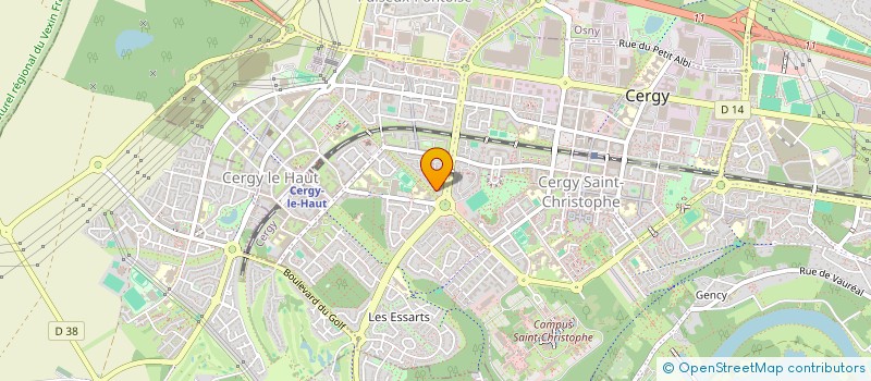 localisation de l'entreprise C M C CONSTRUCTIONS à CERGY
