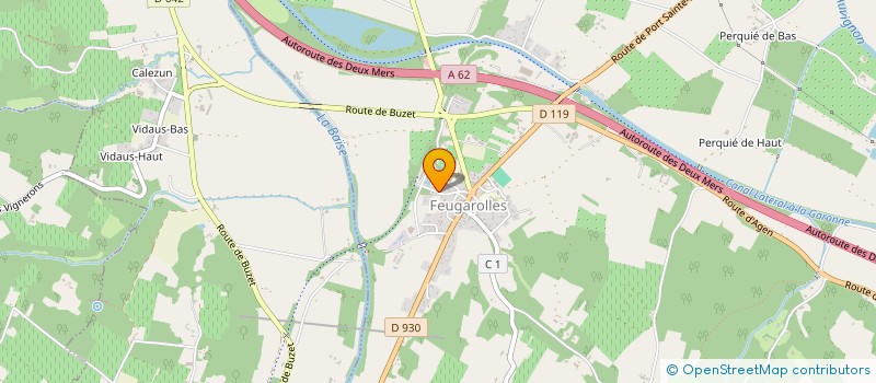 localisation de l'entreprise C.M.C.L  FEUGAROLLES