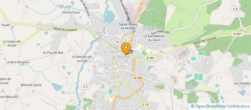 localisation de l'entreprise C M C M C à SAINT-YRIEIX-LA-PERCHE