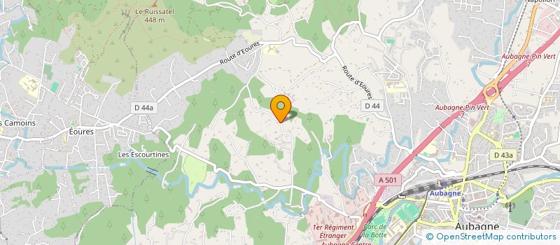 localisation de l'entreprise C.M.C. MASSALIA à AUBAGNE