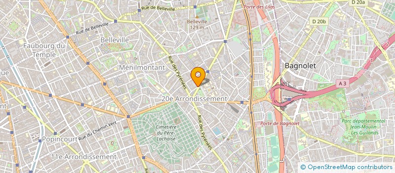 localisation de l'entreprise C.M.C SARL  PARIS