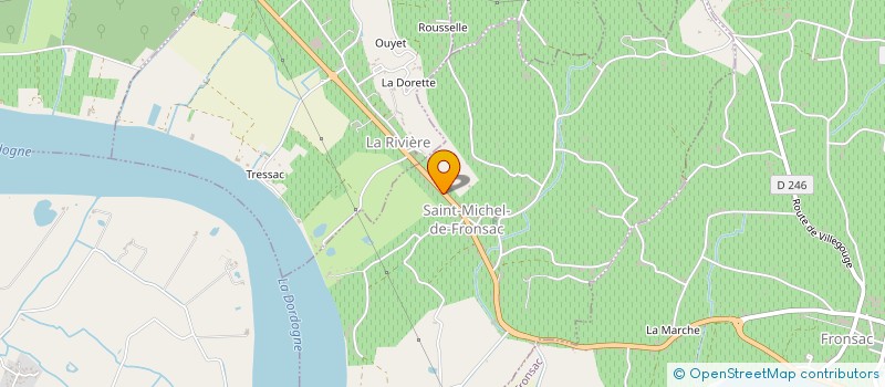 localisation de l'entreprise C.M.C.T.  SAINT-MICHEL-DE-FRONSAC