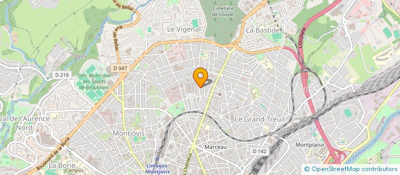 localisation de l'entreprise C M CO à LIMOGES