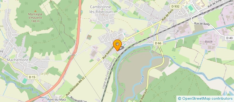 localisation de l'entreprise C.M CONSTRUCTION  CAMBRONNE-LES-RIBECOURT