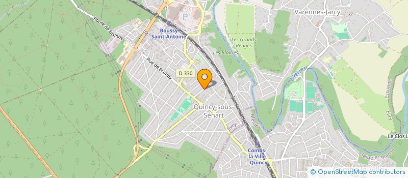 localisation de l'entreprise C M CONSULTING à QUINCY-SOUS-SENART