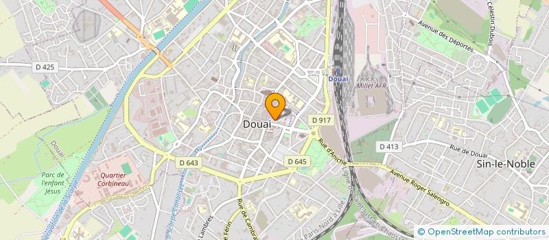 localisation de l'entreprise C.M.D  DOUAI