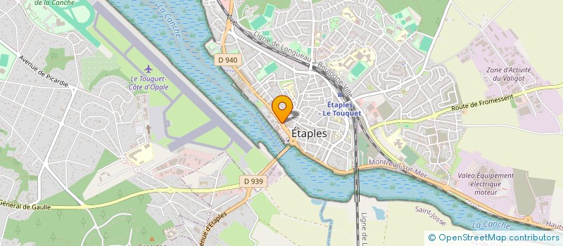 localisation de l'entreprise C.M.D à ETAPLES