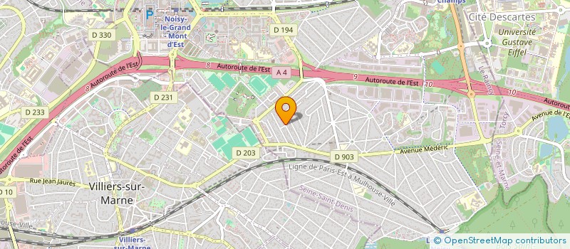 localisation de l'entreprise C.M.D SERVICES  NOISY-LE-GRAND