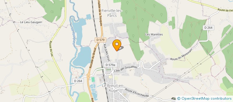 localisation de l'entreprise C.M DEAUVILLE  FIERVILLE-LES-PARCS