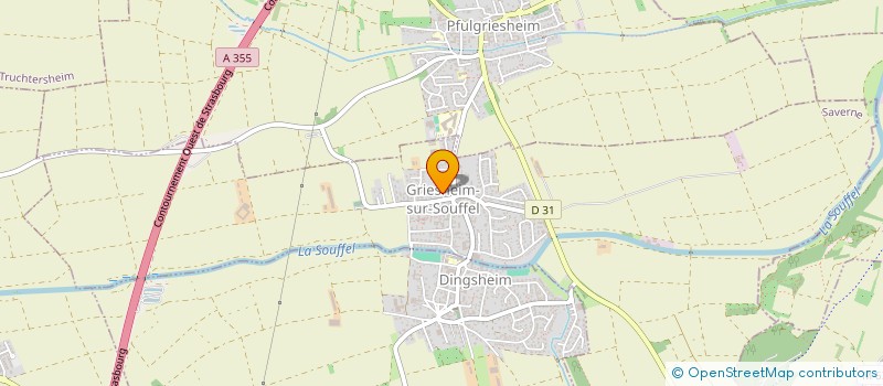 localisation de l'entreprise C M DISTRIBUTION à GRIESHEIM-SUR-SOUFFEL