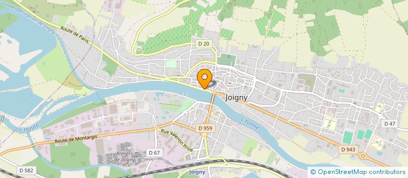 localisation de l'entreprise C.M.E à JOIGNY