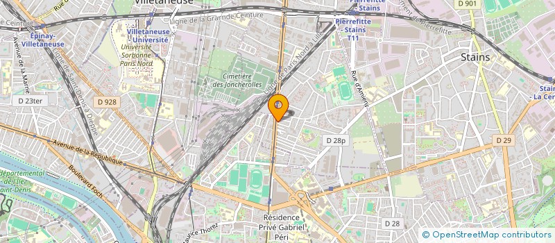 localisation de l'entreprise C.M.E. à PIERREFITTE-SUR-SEINE