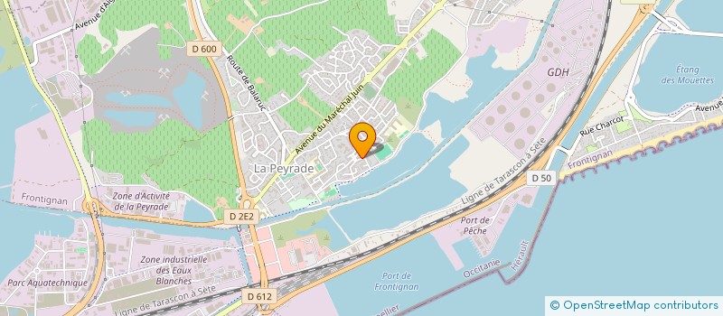 localisation de l'entreprise C.M.E à FRONTIGNAN