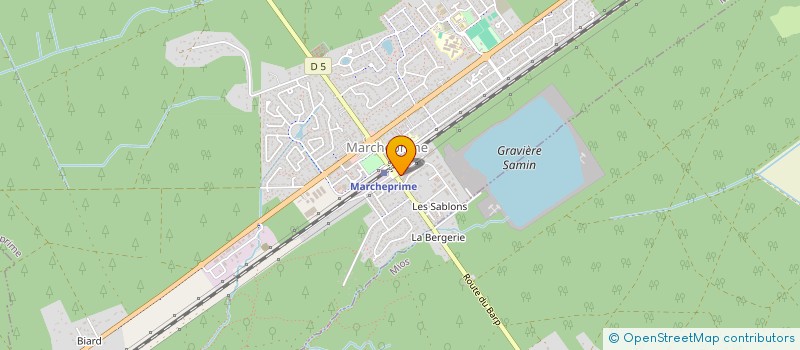 localisation de l'entreprise C.M.E.I.  MARCHEPRIME