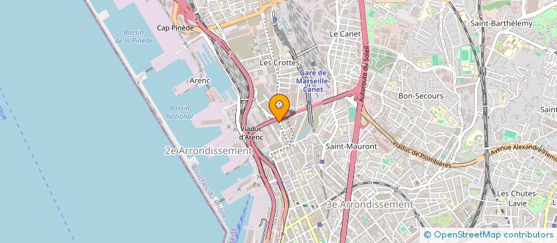 localisation de l'entreprise C.M.E.PLUS à MARSEILLE