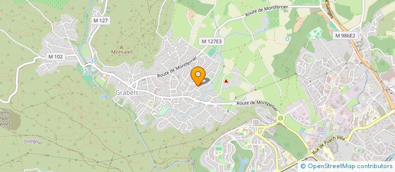 localisation de l'entreprise C.M.E.T  GRABELS