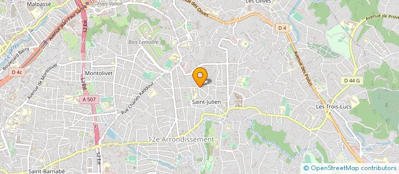 localisation de l'entreprise C&M ENSEIGNE à MARSEILLE