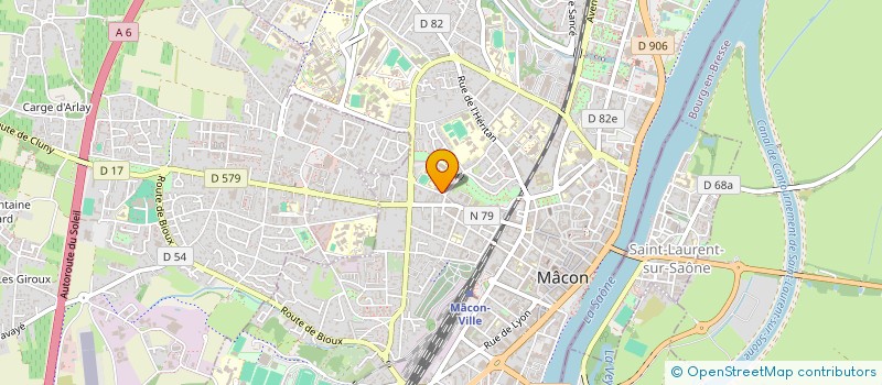 localisation de l'entreprise C.M.FACADES RENOVATION ENERGIE à MACON