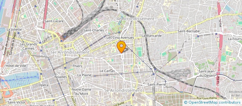 localisation de l'entreprise C.M.G 13 à MARSEILLE
