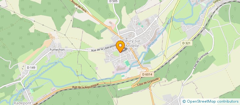 localisation de l'entreprise C.M.G  FLEURY-SUR-ANDELLE