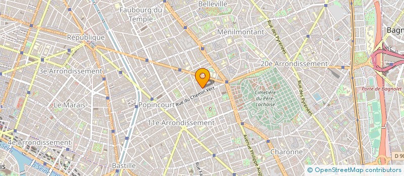 localisation de l'entreprise C M G CARRELAGE MARBRE GRANIT  PARIS
