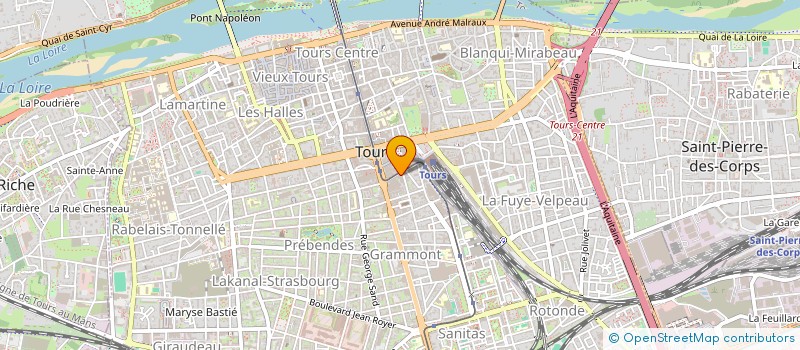 localisation de l'entreprise C.M.G.O.  TOURS