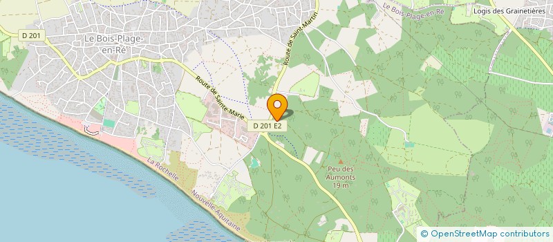 localisation de l'entreprise C.M.H  LE BOIS-PLAGE-EN-RE