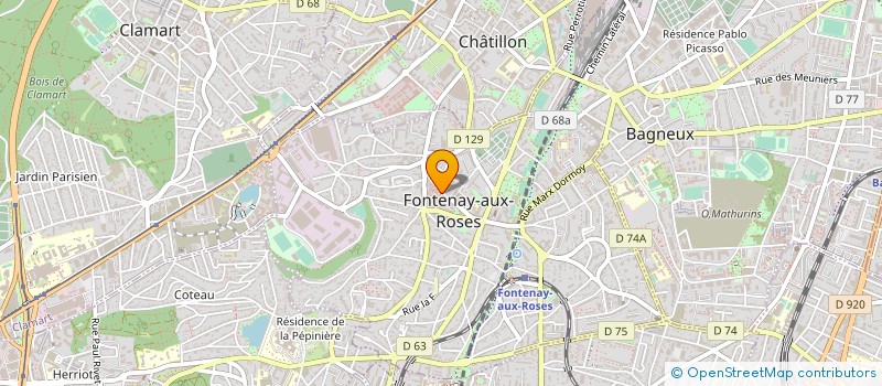 localisation de l'entreprise C.M.I. à FONTENAY-AUX-ROSES