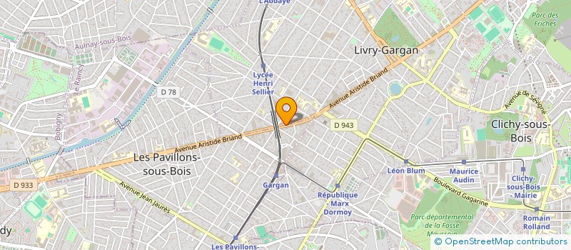 localisation de l'entreprise C.M.I FRANCE  LIVRY-GARGAN