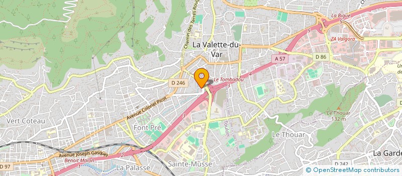 localisation de l'entreprise C.M.I.G. à TOULON