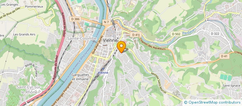 localisation de l'entreprise C & M IMMO  VIENNE