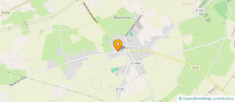 localisation de l'entreprise C&M IMMO  MOYAUX