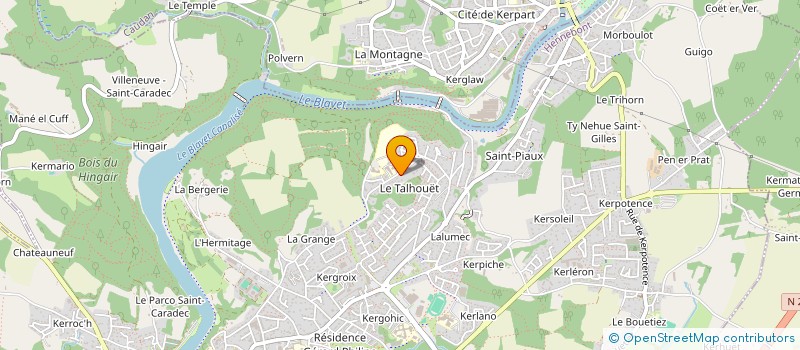 localisation de l'entreprise C&M INVEST  HENNEBONT