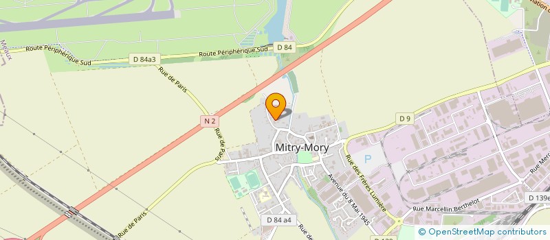 localisation de l'entreprise C.M INVESTISSEMENT à MITRY-MORY
