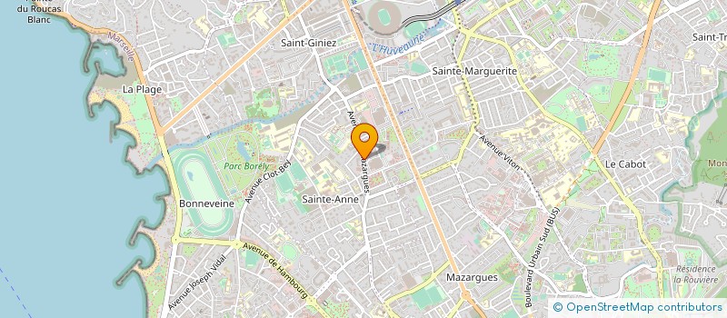 localisation de l'entreprise C.M.J à MARSEILLE