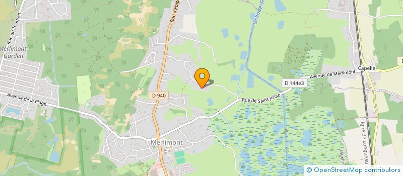 localisation de l'entreprise C M J  MERLIMONT